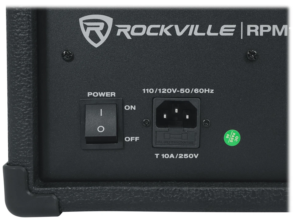 Rockville RPM109 V2 12 Channel 4800w Powered Mixer, 7 Band EQ, Effects, USB, 48V - Image 4 of 4