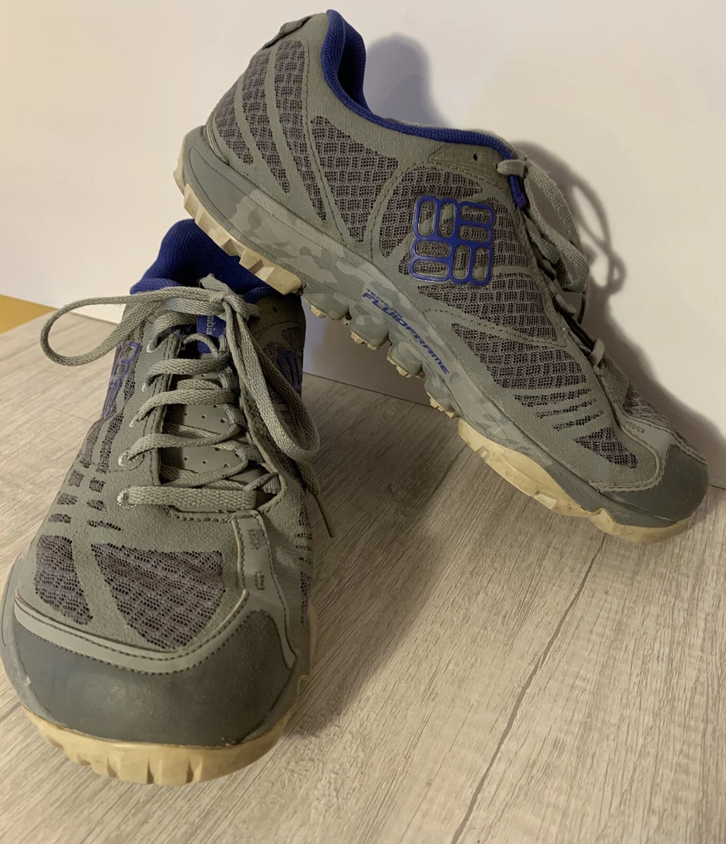 Columbia Women s Sz 9.5 Techlite Fluidframe Omni Grip Trail Shoes Tennis