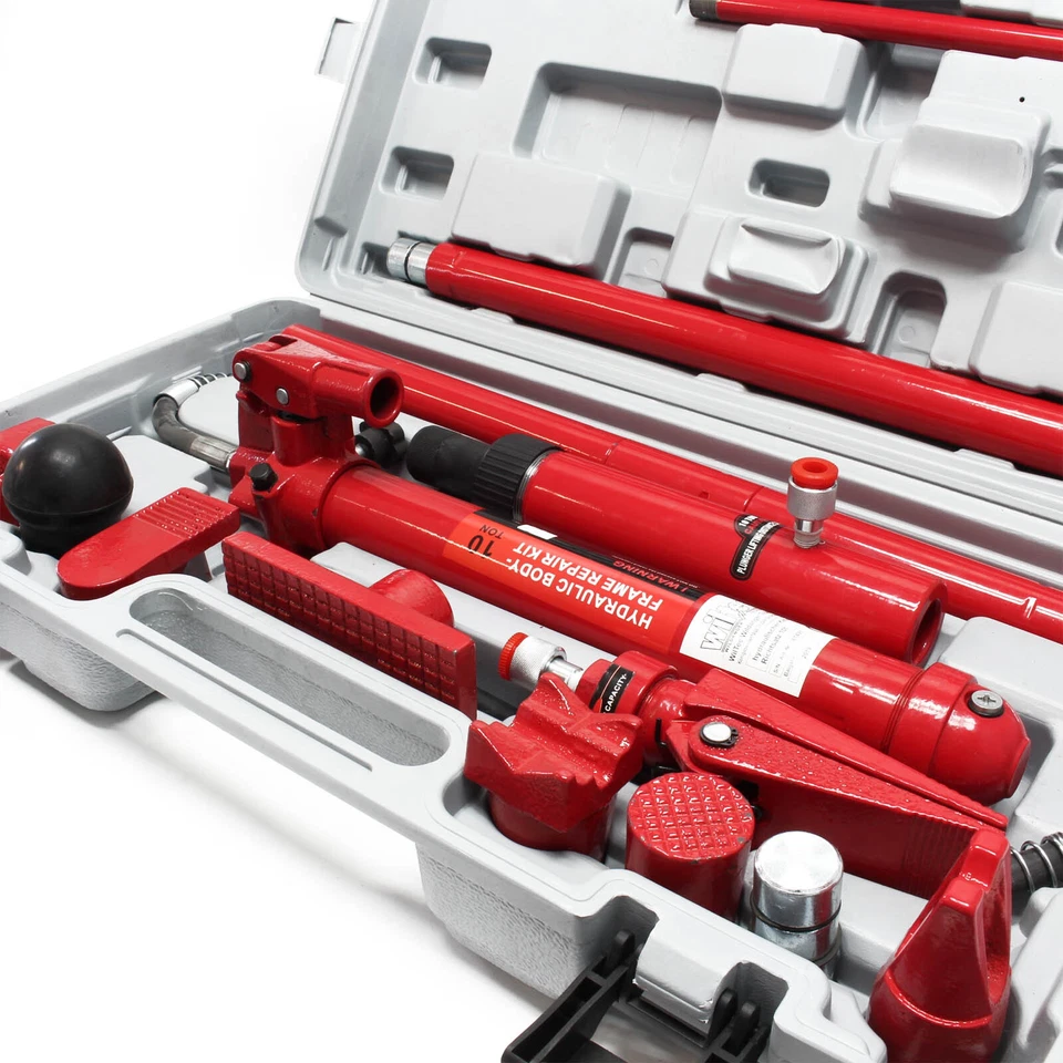 TTKit riparazione martinetto idraulico per carrozzeria auto da 10 tonnellate - Imagen 3 de 4