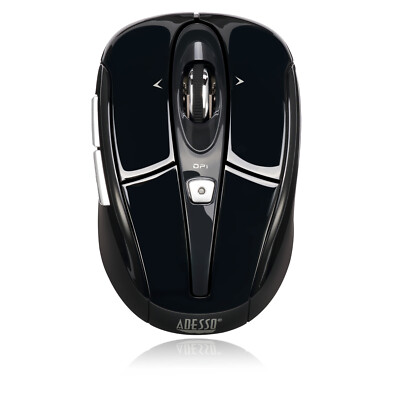 Adesso iMouse S60B Wireless USB Optische Nanomaus - Schwarz