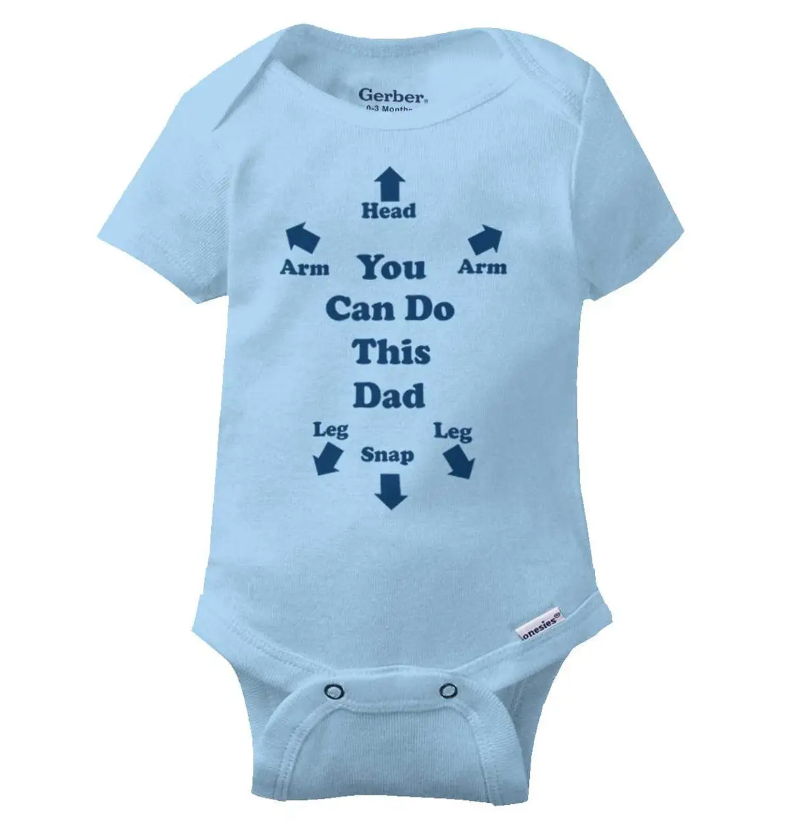 New Dad Funny Father Cute Newborn Outfit Newborn Baby Boy Girl Infant Romper