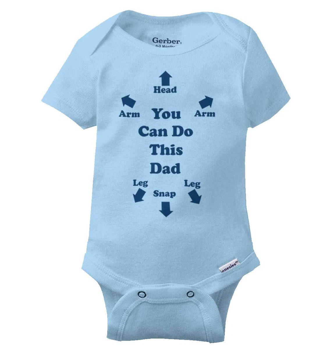 New Dad Funny Father Cute Newborn Outfit Newborn Baby Boy Girl Infant  Romper