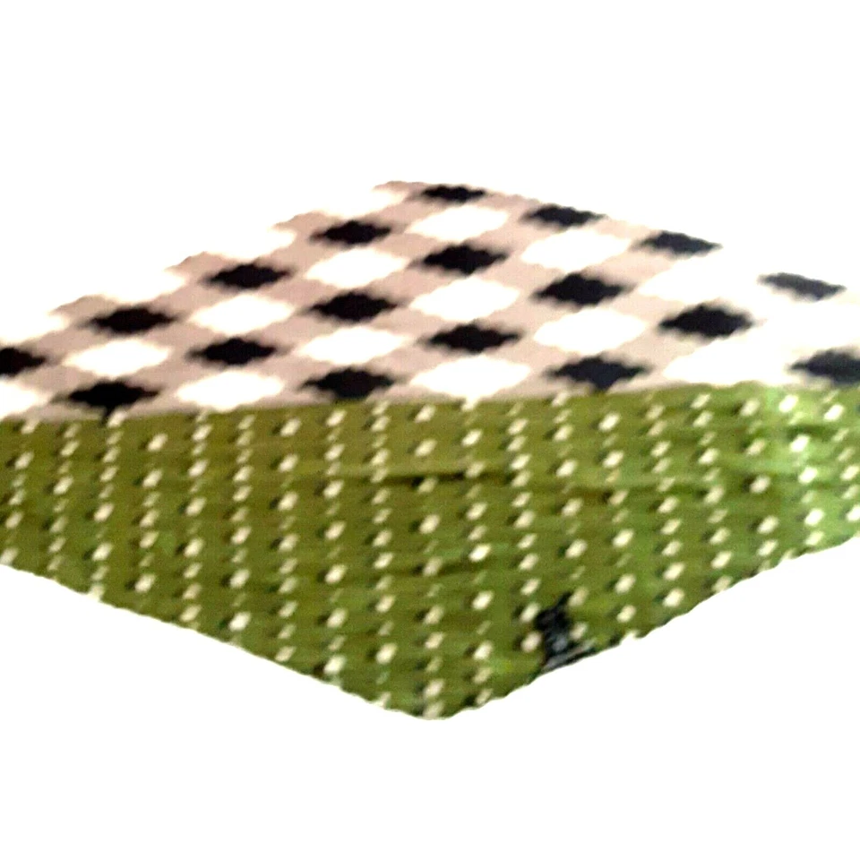 Bufanda Retro Acordeón Plegable Lunares Tostado Oliva Geométrico Viva Las Vegas VLV Foto 3 de 4