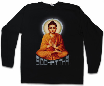 SIDDHATTHA GOTAMA VINTAGE LONG SLEEVE T-SHIRT India Govinda Buddha  Siddhartha UK