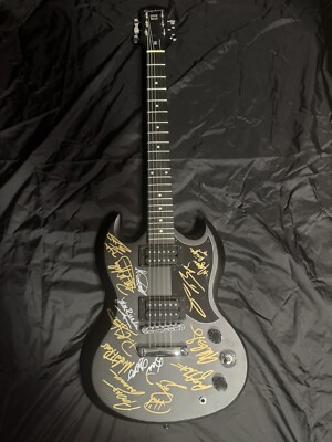 *Raiding The Rock Vault* Signed Epiphone SG electric guitar May 2018