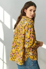 NWT Anthropologie Pilcro Sigourney Corduroy Buttondown size Small