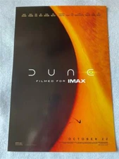 DUNE 13.5"x20" Original Promo Movie Poster 2021 Imax Timothee Chalamet Rare