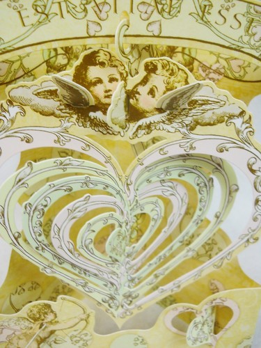 Valentine SALE! Love with Hearts Greeting Card 3-D Swing Card Santoro Graphics - Picture 4 of 5