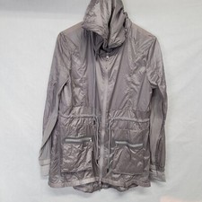 Balance Athletica Jacket Size M Womens Gray Windbreaker Full zip