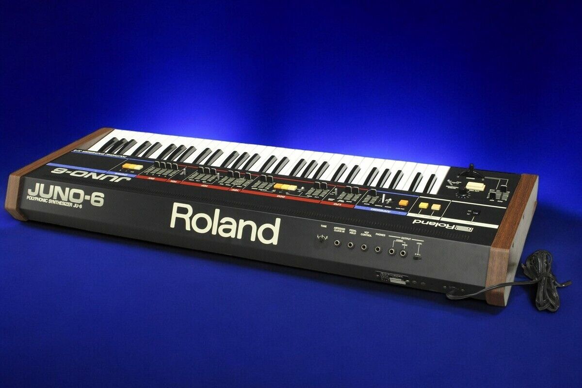 Roland JUNO-6 Polyphonic Analog Synthesizer Keyboard Tested