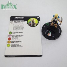Heroclix The Mighty Thor set Valkyrie 025 Uncommon figure w/card 