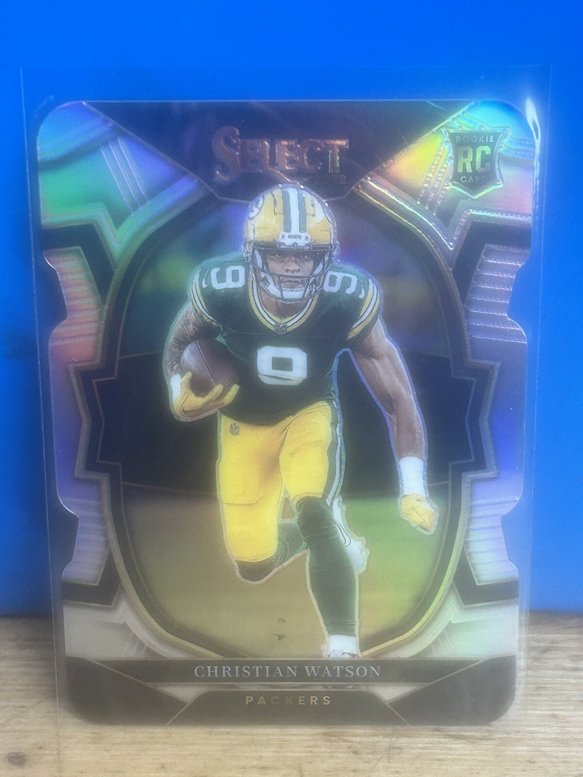 2022 Panini Select - Concourse Silver Prizm Die-Cut #53 Christian Watson (RC)