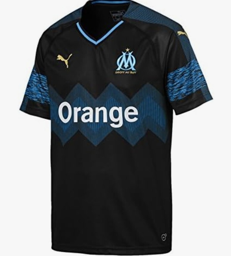 PUMA Olympique Marseille 2018-2019 Away Football Shirt Jersey