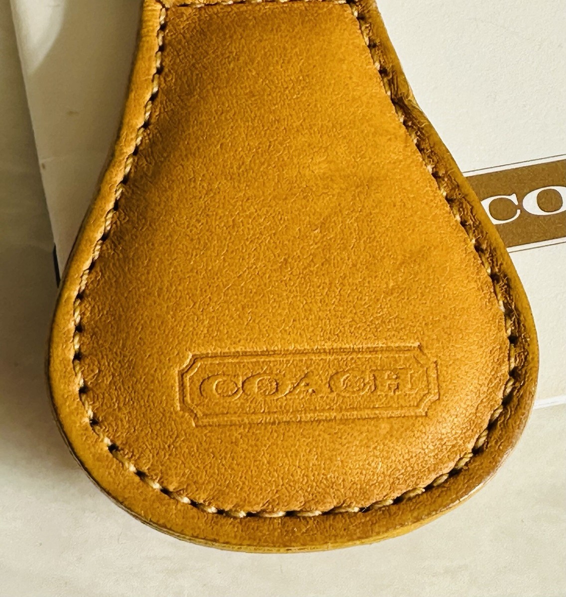 新品 VINTAGE COACH CLASSIC KEY FOB オールドコーチ COACH VINTAGE CLASSIC YELLOW KEY FOB BRASS 7234 | eBay