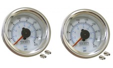 2 Viair 90081 Dual Needle 220 Psi Air Gauges W 4 18 Ptc X 18 Fnpt Fittings