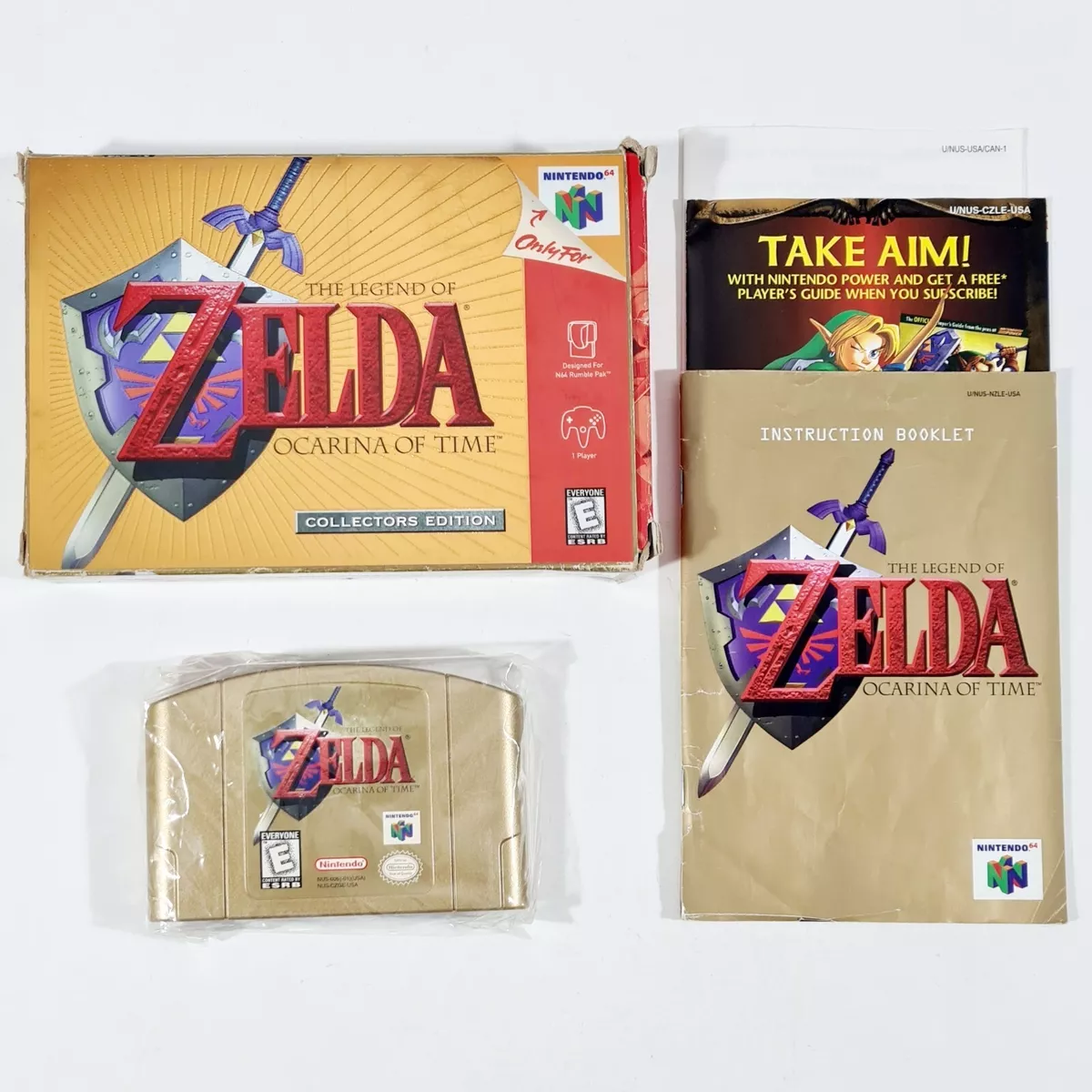 Legend of Zelda: Ocarina of Time - Gold Collector's Edition (N64, 1998)