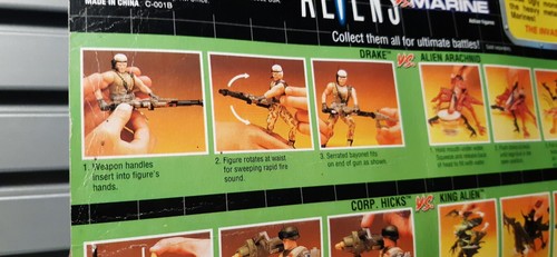Aliens vs Marines Drake Vintage 90er Spielzeug Film Action Figur Set Selten Predator - Bild 5 von 8
