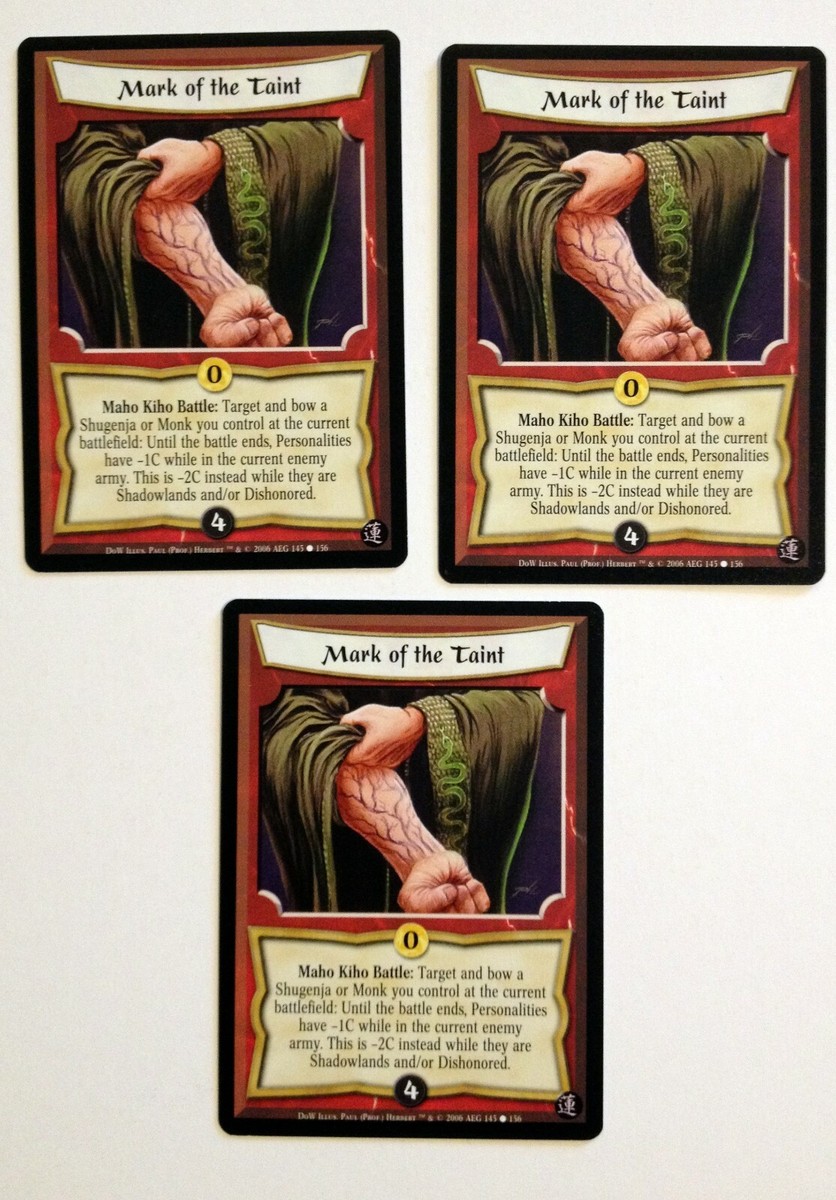 Kunai of Retribution - ダガーカード Mark of the Taint (3) L5R Legend of the Five Rings CCG Drums