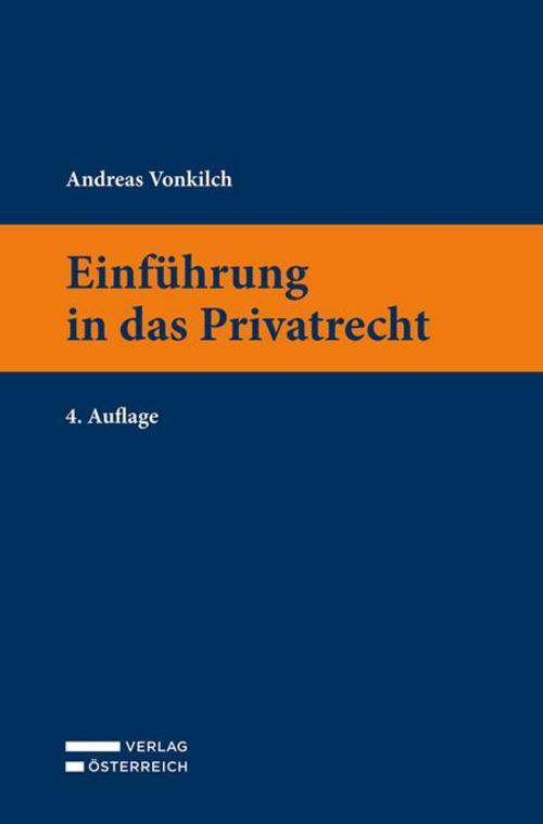 Thumbnail - Einführung In Das Privatrecht, Andreas Vonkilch