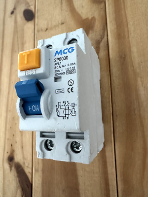 MCG 80 AMP 30mA DOPPELPOLIG RCD JVL1 2P8030