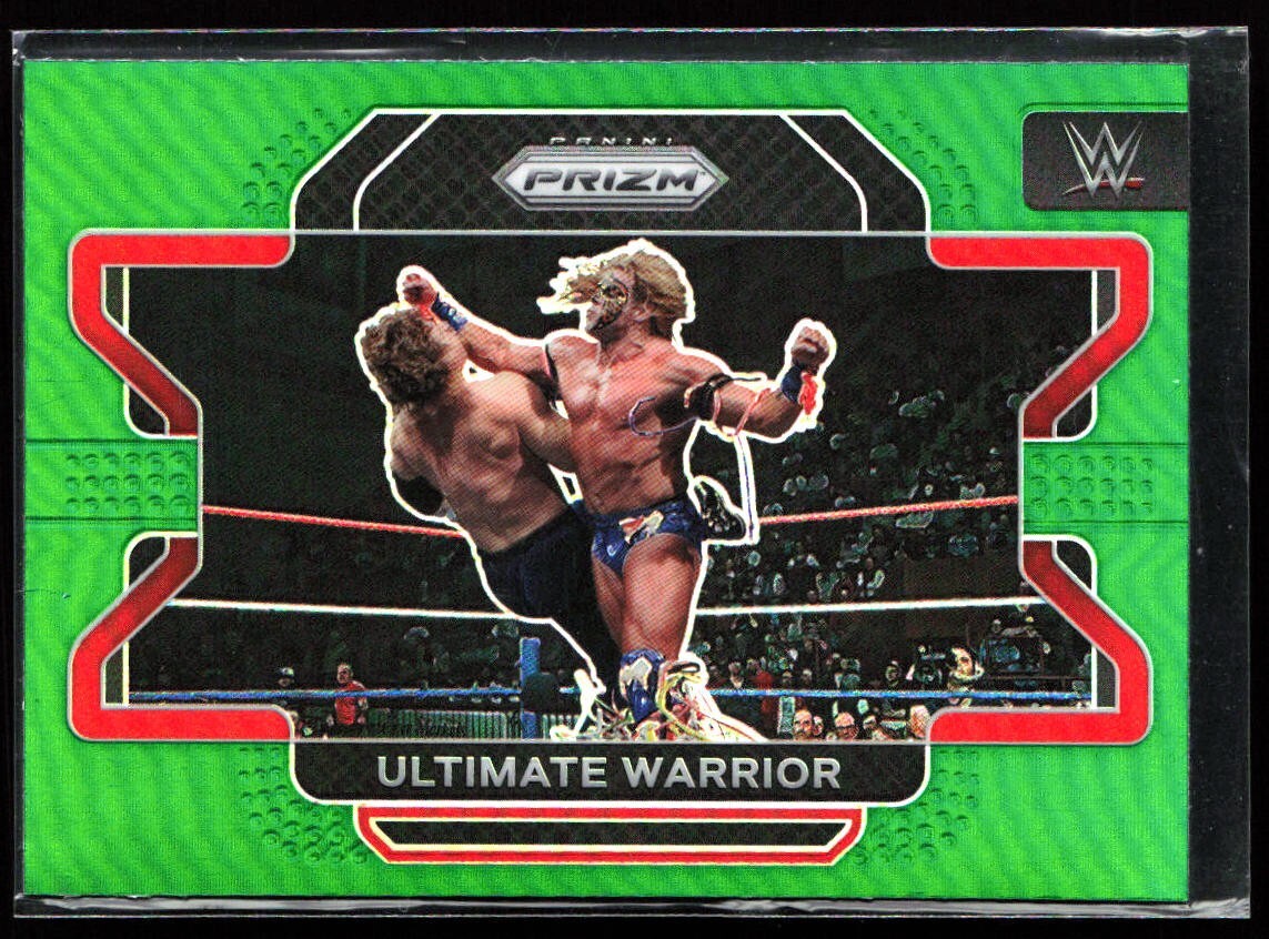 Ultimate Warrior 2022 Green Prizm #93 WWE Wrestling