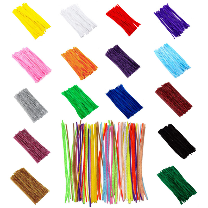 EXTRIC Pipe Cleaners- 1000 Pc. Pipe Cleaner 10 Assorted Colors Chenille Stems, Pipe Cleaners Craft, Fuzzy Sticks Great Craft Supplies DIY Art & Craft