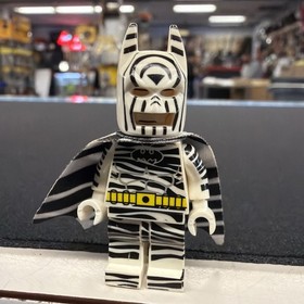 Rare DC Comics Zebra Batman Custom Lego Minifigure Limited 2019 SDCC 