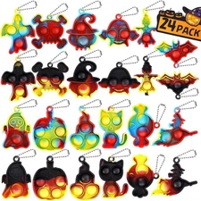"PICcircuit Halloween Party Favors for kids Pop Fidget Toys Bulk It Multicolor "