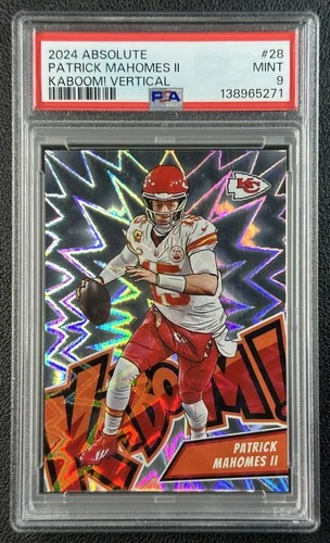 2025 Panini Absolute Patrick Mahomes II Base (PSA 9)
