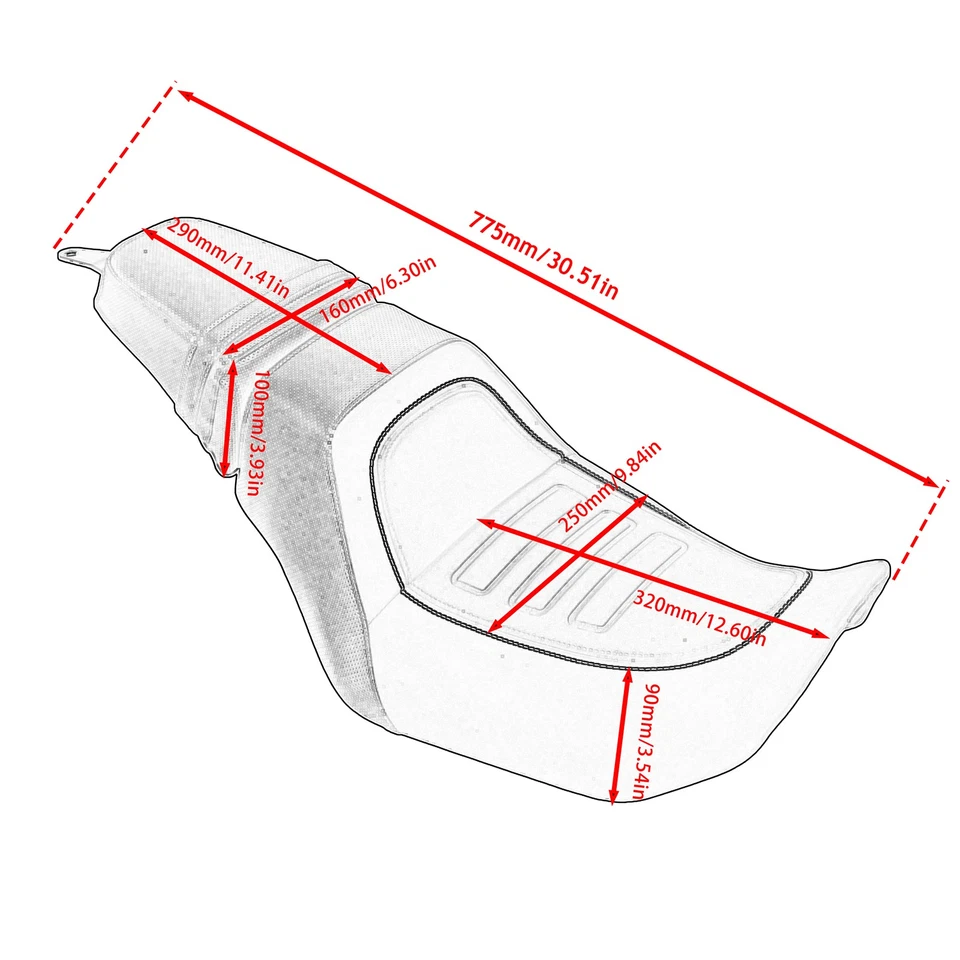 Switchback Two-up Rider Seat Passenger Pillion For Harley Nightster RH975 2022- - Image 2 of 4