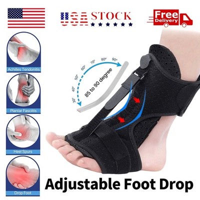 Night Splints Plantar Fasciitis Pain Relief Adjustable Foot Drop Ankle Brace US