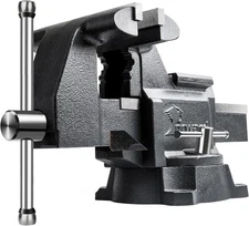 Forward CR80A 8 Inch Bench Vise Heavy Duty Vice with Anvil CR80A-8In, Grey 