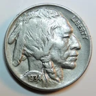 1934 Buffalo Nickel AU