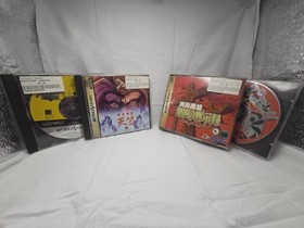 Japanese Sega Saturn Console + 4 Authentic JP Games + Bonus Repro Lot | Tested