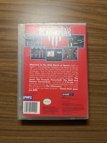 Vintage Nintendo NES American Gladiators Game W/rental Box From Video Towne 