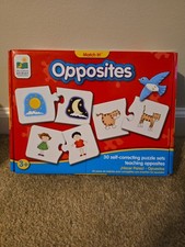 Match It! 30 Self-Correcting Opposites Puzzles by The Learning Journey