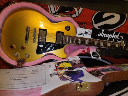 Signed Joe Bonamassa Signature Epiphone Gold Top L,P Gib, Custom Shop 