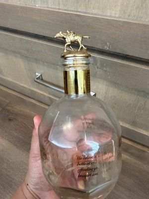Blanton's Gold Bourbon Whiskey Bottle Stopper Horse Jockey Letter N