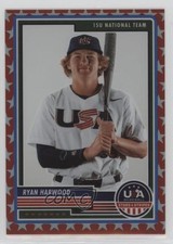 2023 Panini USA Baseball Stars & Stripes Red Prizm 145/149 Ryan Harwood #29 sc8