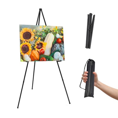 Thickened Easel Stand for Wedding Sign & Poster 63'' Portable Easels for Disp...