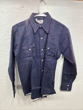Jeans blu Tem Tex manica lunga perla a scatto 14 AA-22 nuovo per bambini