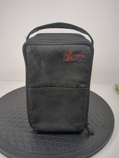 STARITE 14 CDs Or 12 Cassettes Zippered Carrying STORAGE CASE w Pocket Black