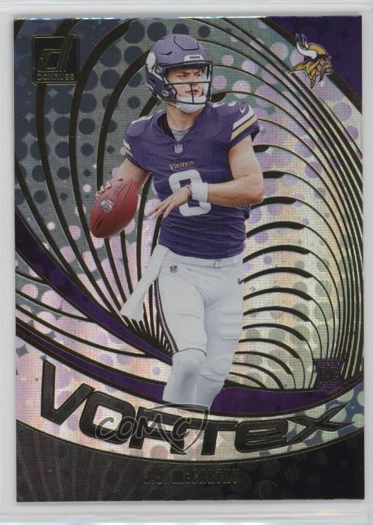 2024 Panini Donruss Vortex JJ McCarthy #VOR-JMC Rookie RC