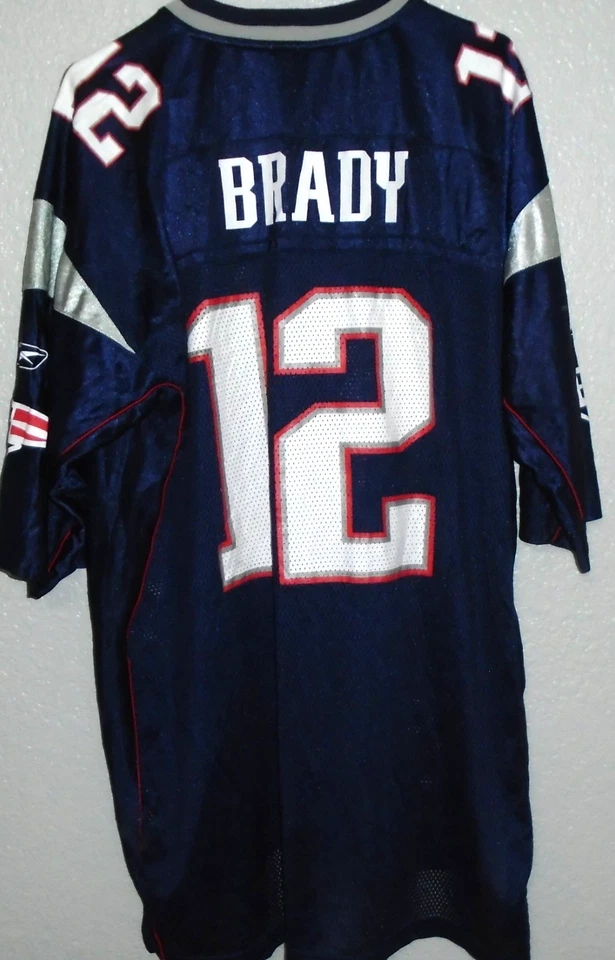 Camiseta de colección de los New England Patriots Tom Brady NFL Reebok On Field talla XXL Foto 3 de 3
