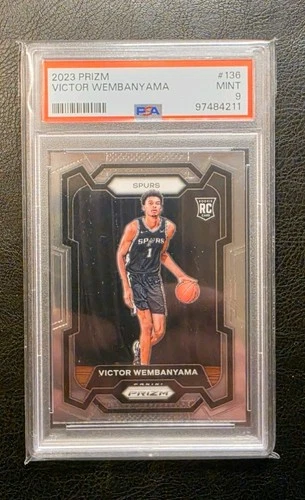 2023-24 Panini Prizm Victor Wembanyama #136 PSA 9 (RC)