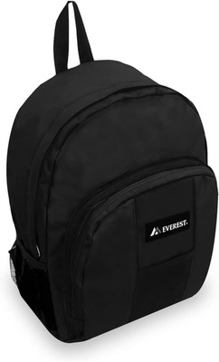Luggage Backpack with Front and Side Pockets, Black, Large
