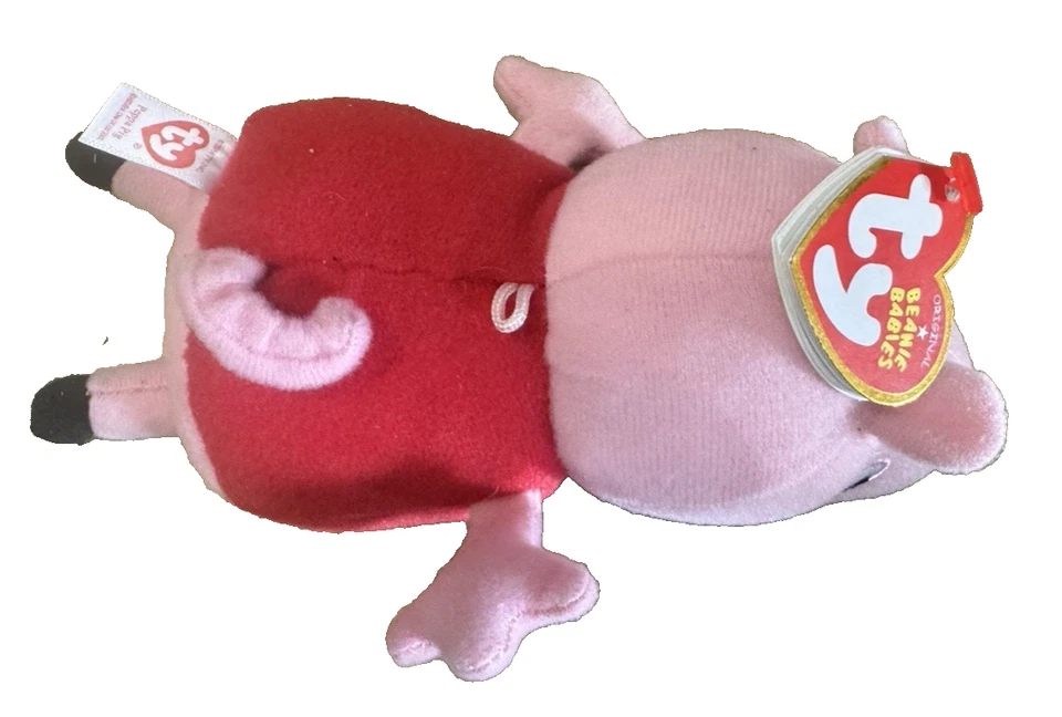 TY Beanie Babies Peppa The Pig - New Plush Toy, 7-Inch Stuffed Animal NWT - Image 4 of 4