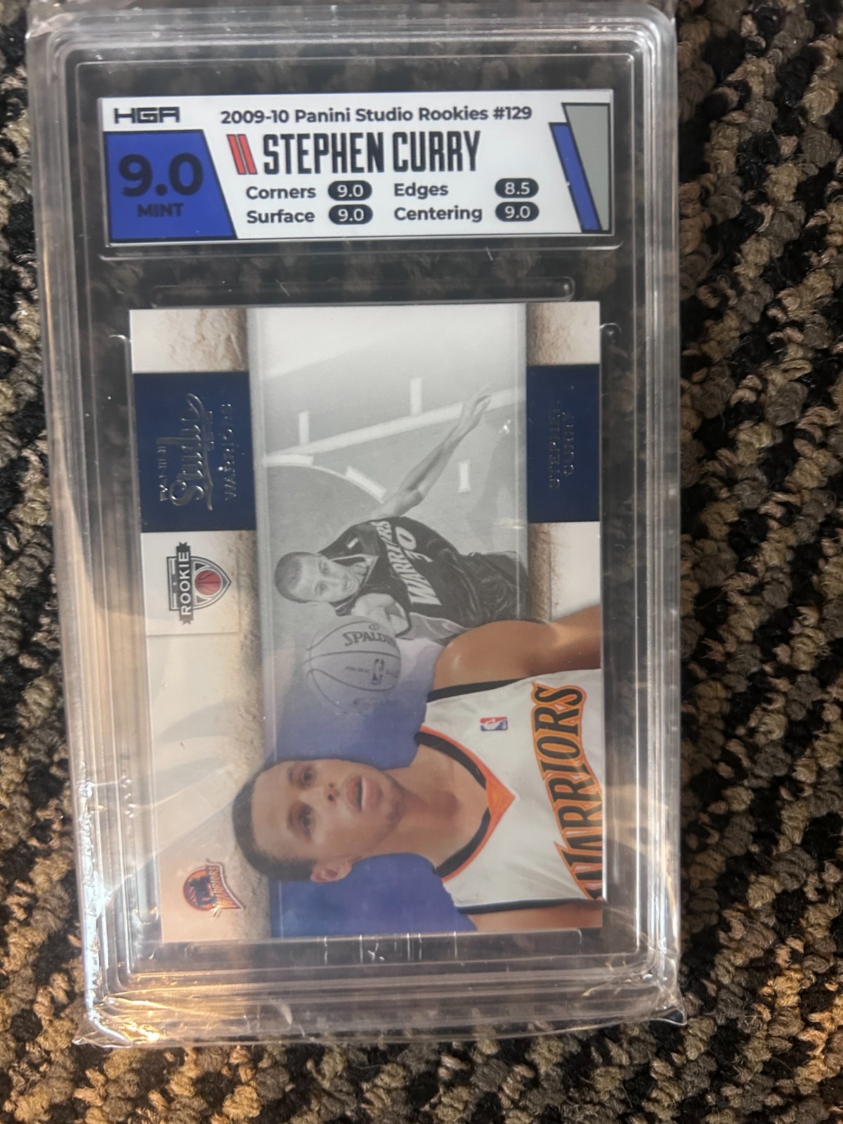 2009-10 Panini Studio - Rookie Stephen Curry #129 (RC)