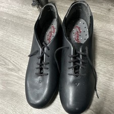 Capezio Tele Tone Jr. Black Tap Dance Shoes 442 BLK Unisex Performance Footwear