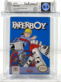 Paperboy 1-2 Set Nintendo NES New 1988 Factory Sealed WATA Graded TOP POP
